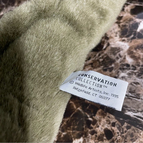 1998 Wildlife Artist Conservation Collection Realistic Crocodile Stuffed - Picture 5 of 7